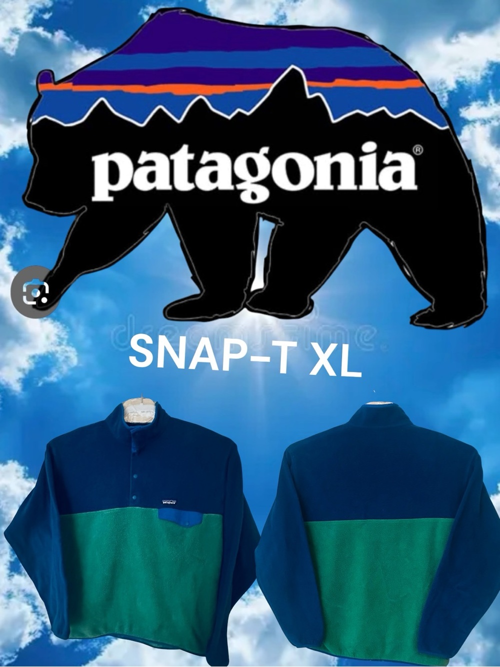 Patagonia Men’s Lightweight Synchilla Snap-T Fleece Pullover Eelgrass Green XL
